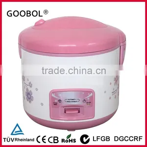 Simple Deluxe Rice Cooker With Pink Color Plastic Parts thumbnail-1
