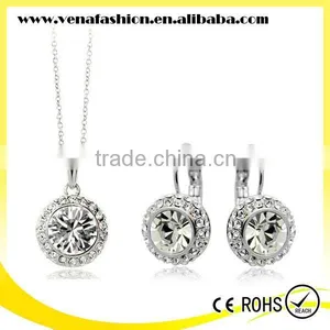 Crystal Cheap Necklace and Earring Sets, Fancy Necklace Sets thumbnail-6