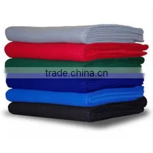 Promotion Printed Polar Fleece Blanket With Embroidered Bear thumbnail-2