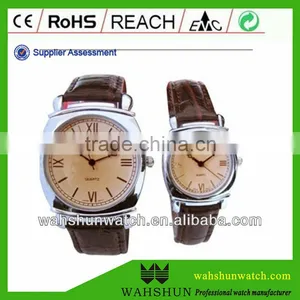 Watch Brand Logos Japan Movt Quartz Watch Stainless Steel Back Fashion Couple Cheap Watches thumbnail-1