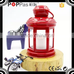 2015 Promotion Poppas BS10 Star Pantern Colorful Selection Hanging Led Candle Plastic Hanging Lantern thumbnail-1