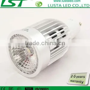 COB LED GU10 9W Spotlight, Anti-glare Lens Design, 90-100lm/W, 3 Years Warranty thumbnail-1