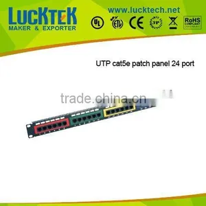 24-Port Cat5/5e Unshielded Wallmount or Rackmount Patch Panel thumbnail-1