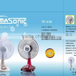 Kamasonic 16inch 3 Speed 120oscillation Table Fan thumbnail-1