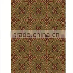 Axminster Restaurant Carpet Wool Yarn With Floral Pattern thumbnail-1