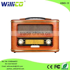 Retro Mini Portable Speaker With Usb Input /sd/fm thumbnail-1