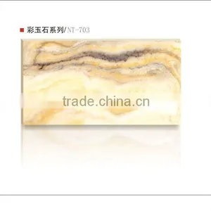 Interior Translucent Artificial Stone Onyx Acrylic Slabs thumbnail-1