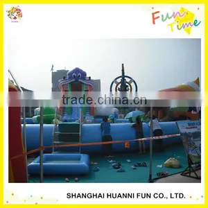 Water Park Equipments, Big Inflatable Water Slides for Sale Accept Customized thumbnail-1