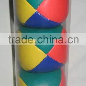 PVC Leather 4 Panels Juggling Ball thumbnail-4