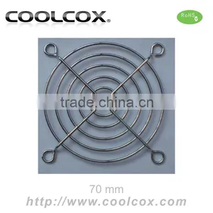 CoolCox 70mm Fan Finger Guard CCFG7CM,nichrome Material,fan Guard,RoHS Compliant thumbnail-1