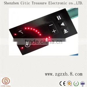 Ebossed LED Membrane Switch With Windows,Flexible Printed Keyboard thumbnail-2