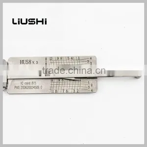 LISHI Lock Pick and Decoder HU58 in 1 Pick Tool Door Lock Auto Locksmith Pick Tool thumbnail-4
