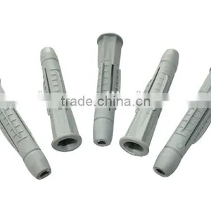 Nylon Plastic Expansion Wall Plug,"Multi Plug" With Flange thumbnail-1