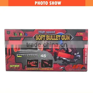 2 IN 1 Kids Soft Bullet Gun Toy for Sale thumbnail-4