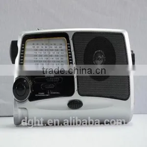Crank Flashlight Dynamo Flashlight Dynamo Flashlight With Radio thumbnail-1