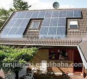 Renjiang Grid Tied 7kw Home Solar Power System thumbnail-2