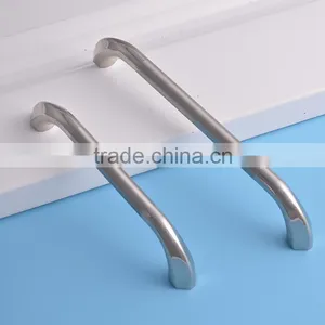 Simple Rural Style Brushed Nickel Zinc Alloy Furniture Hardware Cabinet Handles and Knobs thumbnail-1