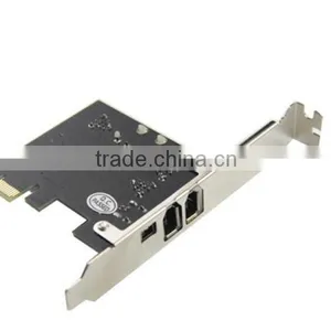 PCI Express x1 PCI-E FireWire 1394a IEEE1394 Controller Card thumbnail-2