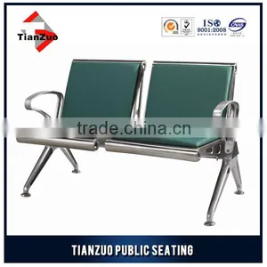 PU Cushions Stainless Steel Hospital Waiting Seats thumbnail-1
