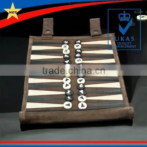 Genuine Leather Backgammon Set thumbnail-1
