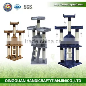 Aimigou Cat Tree Condo House Beige Coffee thumbnail-2
