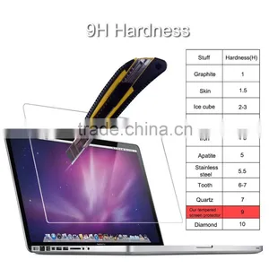 Anti-Bubble & Anti-Fingerprint 9H Hardness Tempered Glass Screen Protector Fit for Macbook Air 15'' thumbnail-6