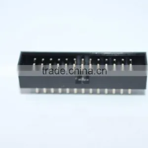2.54mm Black V/t Box Header Connector 10~40 Pin thumbnail-4
