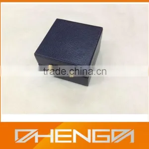 High Quality Customized Made in China PU Leather Cufflink Box thumbnail-1
