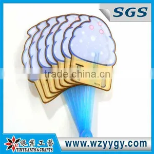 Cake Style PVC Hand Fans thumbnail-1