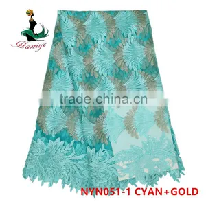 Haniye 2016 African Tulle Lace Fabrics for Party/tulle Lace Fabrics/NYN51 thumbnail-1