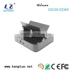 Sliding Design 2 Bay SATA to USB3.0 All in One Hdd Docking Station thumbnail-1