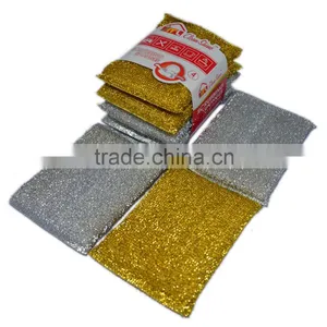 Metallic Scuorers,Kitchen Cleaning Sponge thumbnail-1