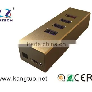 Usb3.0 Hub 4 Port Aluminum Cover Case Usb Hub thumbnail-1