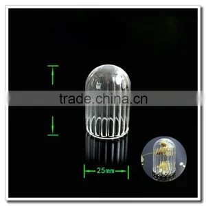 New Design Stripe Bottle+ Silver& Gold&antique Silver& Antique Bronze Settings+flowers{] Wholesale Mini Glass Cover Jewelry thumbnail-4