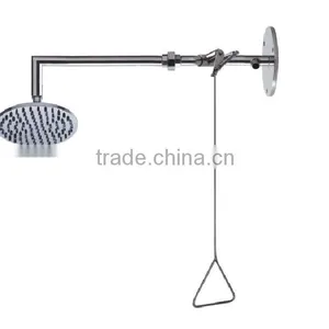 Laboratory Wall Mounted Stainless Steel Safety Shower for Wholesale thumbnail-1