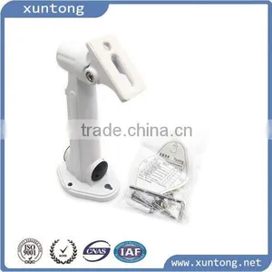 White Metal Pole Mount Camera Bracket thumbnail-1