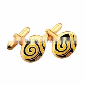 Cheap in Stock Stainless Steel Cufflinks Mens Cool Gold Shirts Cuff Links Paety Gift thumbnail-3