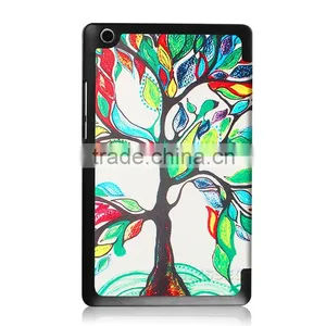 Colorful Pattern Mobile Phone Case Slim Flip Leather Cover For Lenovo Tab2 A8-50 thumbnail-5