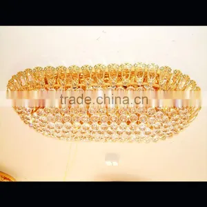 Golden Elliptical Ceiling Fixtures thumbnail-1
