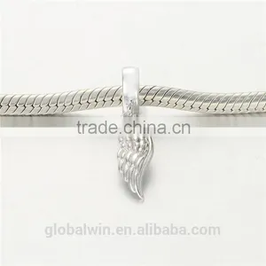 Angle Wing Metal Charms European Charm Bracelet Necklace 100% Real 925 Sterling Silver S193 Best Gifts For You Or Friends thumbnail-3