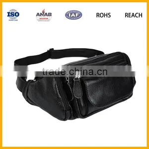 Fashionable PU High Quality Multilayer Men Abd Women Waist Bag thumbnail-3