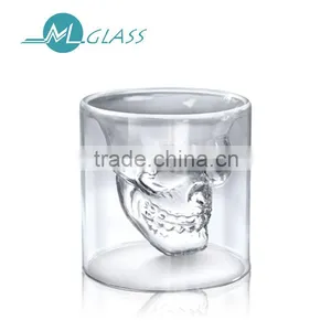China Supplier Hot Sell Borosil Double Wall Cold Magic Mug for 150ml thumbnail-4