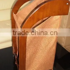 Chinese 100% Household Bamboo Laundry Storage Basket With Mesh Liner thumbnail-3