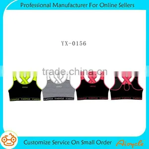 ODM Silk Screen Printing Wholesale Sports Bra Women thumbnail-1