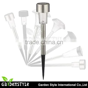 Item NO.60002 Stainless Steel One LED Night Lighing Pin Lamp Solar LED Light thumbnail-1