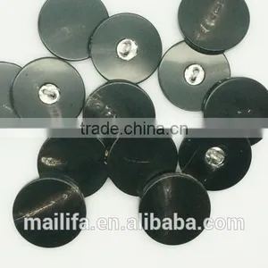 Real Round Natural Bufflao Horn Combined Button With Metal Shank for Suit, Sweater, Jacket thumbnail-2