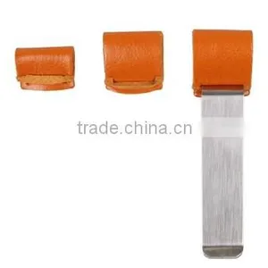 Midori Trave Leather Money Clip With Leather Sheath thumbnail-1