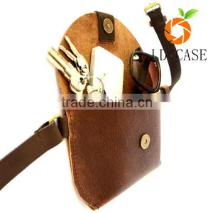 Leather Bag Sport Waist Bag for Girls and Men Shoulder Waist Bag thumbnail-2