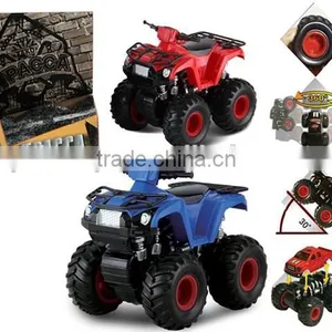 Novely 4 WD Friction Car With TPR Soft Wheels thumbnail-4