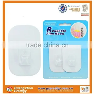2015 Self-adhesive Reusable Film Packaging Plastic Hook thumbnail-6